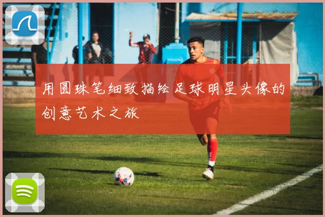 用圆珠笔细致描绘足球明星头像的创意艺术之旅