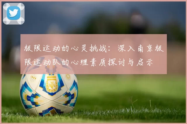 极限运动的心灵挑战：深入南京极限运动队的心理素质探讨与启示